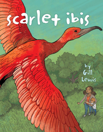 Scarlet Ibis book cover by Gill Lewis