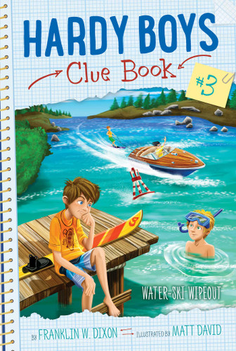 Water-Ski Wipeout (Hardy Boys Clue Book) book cover by Franklin W. Dixon