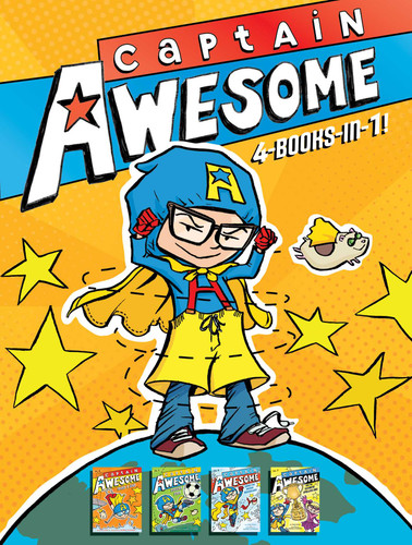 Captain Awesome 4-Books-in-1: Captain Awesome Takes a Dive; Captain Awesome, Soccer Star; Captain Awesome Saves the Winter Wonderland; Captain Awesome and the Ultimate Spelling Bee (Captain Awesome) book cover by Stan Kirby