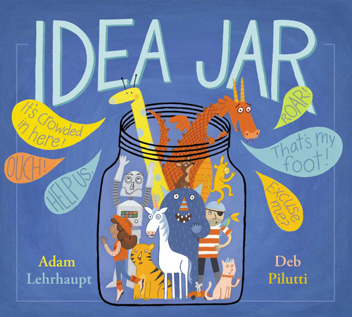 Idea Jar book cover by Adam Lehrhaupt
