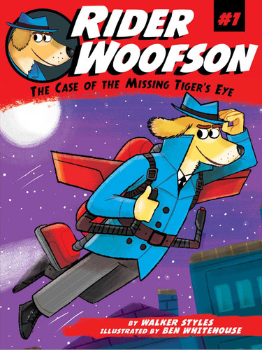The Case of the Missing Tiger's Eye (Rider Woofson) book cover by Walker Styles