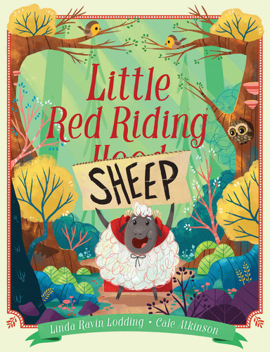 Little Red Riding Sheep book cover by Linda Ravin Lodding