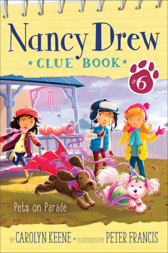 Pets on Parade (Nancy Drew Clue Book) book cover by Carolyn Keene