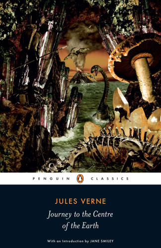 Journey to the Centre of the Earth book cover by Jules Verne