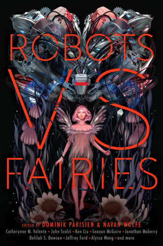 Robots vs. Fairies book cover by 