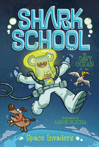 Space Invaders (Shark School) book cover by Davy Ocean