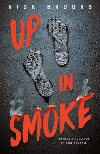 Up in Smoke book cover by Nick Brooks