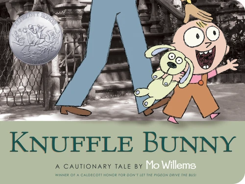Knuffle Bunny: A Cautionary Tale (Board Book) (Knuffle Bunny) book cover by Mo Willems