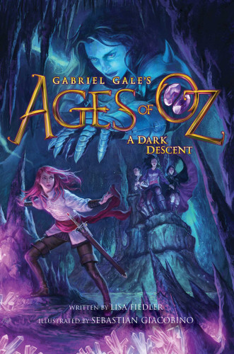 A Dark Descent (Ages of Oz) book cover by Lisa Fiedler