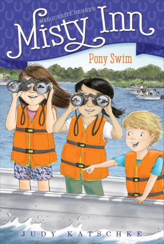 Pony Swim (Marguerite Henry's Misty Inn) book cover by Judy Katschke