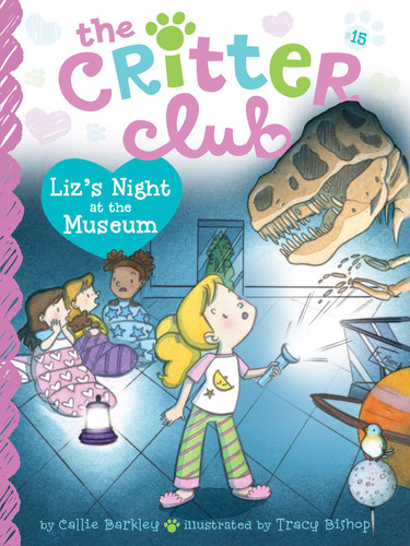Liz's Night at the Museum (The Critter Club) book cover by Callie Barkley