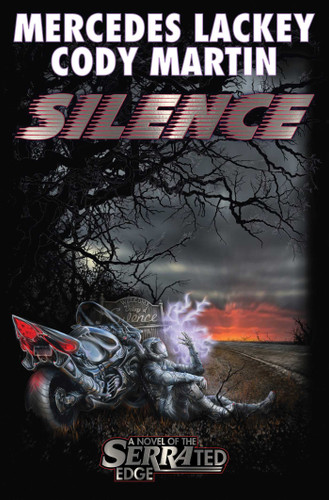 Silence (Serrated Edge) book cover by Mercedes Lackey, Cody Martin