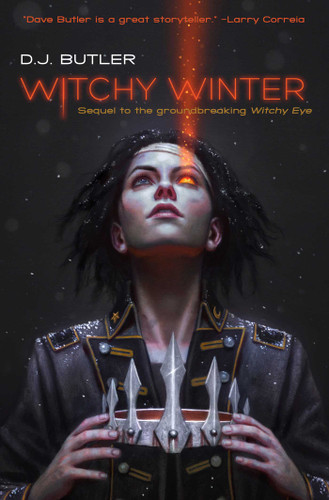 Witchy Winter (Witchy War) book cover by D.J. Butler