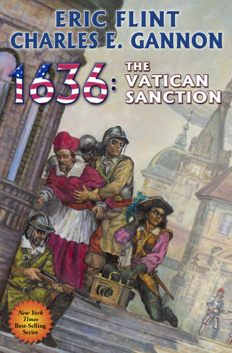 1636: The Vatican Sanction (Ring of Fire) book cover by Eric Flint, Charles E. Gannon