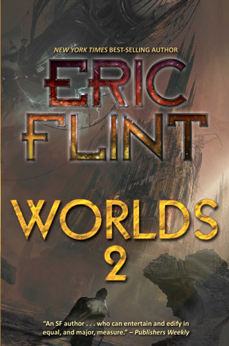 Worlds 2 book cover by Eric Flint