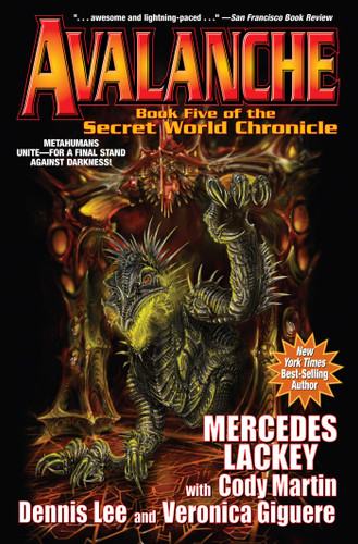 Avalanche (Secret World Chronicle) book cover by Mercedes Lackey