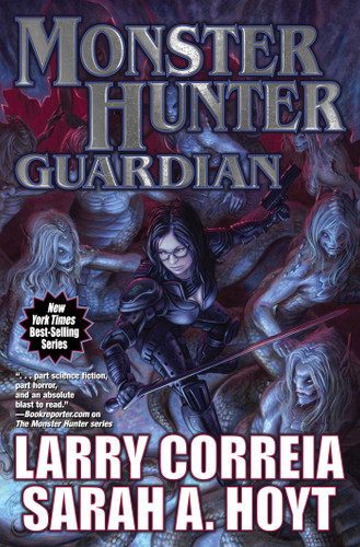 Monster Hunter Guardian (Monster Hunter) book cover by Larry Correia, Sarah A. Hoyt