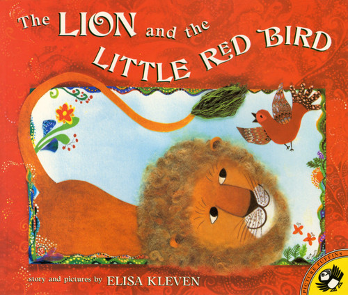 The Lion and the Little Red Bird book cover by Elisa Kleven
