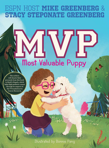 MVP: Most Valuable Puppy book cover by Mike Greenberg, Stacy Steponate Greenberg