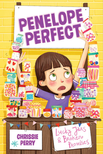 Lucky Jars & Broken Promises (Penelope Perfect) book cover by Chrissie Perry