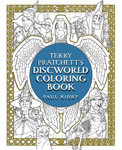 Terry Pratchett's Discworld Coloring Book book cover by Terry Pratchett