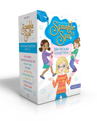 Sparkle Spa Spa-tacular Collection Books 1-10 (Boxed Set) (Sparkle Spa) book cover by Jill Santopolo