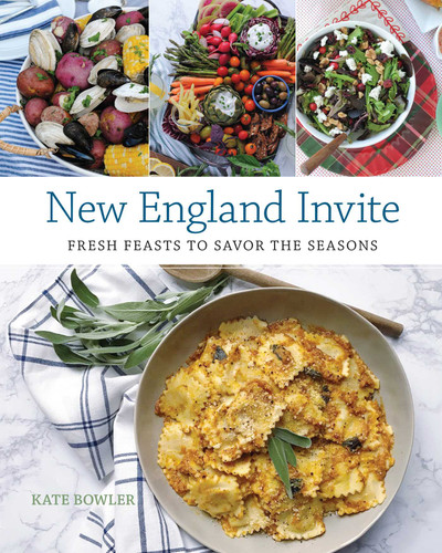 New England Invite: Fresh Feasts to Savor the Seasons book cover by Kate Bowler