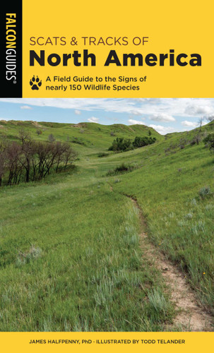 Scats and Tracks of North America (Scats and Tracks Series) book cover by James Halfpenny