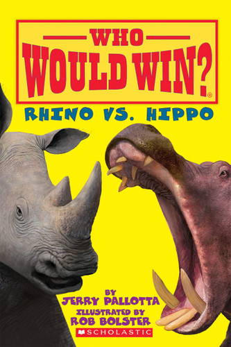 Rhino vs. Hippo (Who Would Win?) (Who Would Win?) book cover by Jerry Pallotta