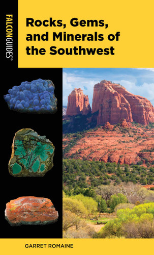 Rocks, Gems, and Minerals of the Southwest (Falcon Pocket Guides) book cover by Garret Romaine