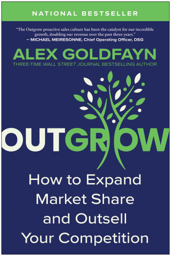 Outgrow: How to Expand Market Share and Outsell Your Competition book cover by Alex Goldfayn