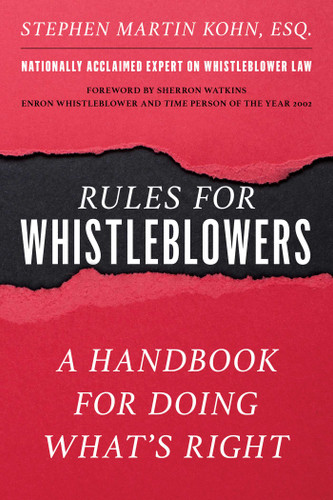 Rules for Whistleblowers: A Handbook for Doing What's Right book cover by Stephen M. Kohn