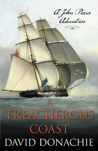 A Treacherous Coast: A John Pearce Adventure (John Pearce) book cover by David Donachie
