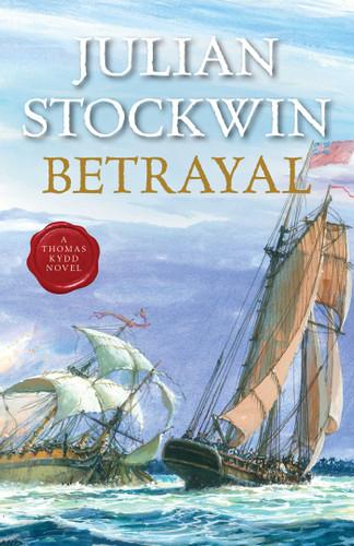 Betrayal book cover by Julian Stockwin