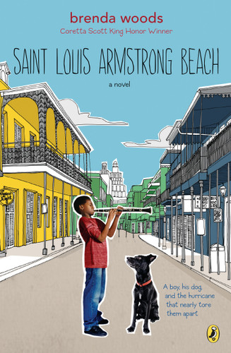 Saint Louis Armstrong Beach book cover by Brenda Woods