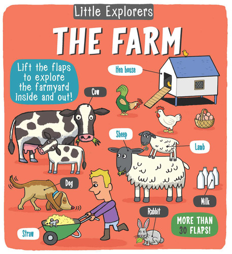 Little Explorers: The Farm (Little Explorers) book cover by Little Bee Books