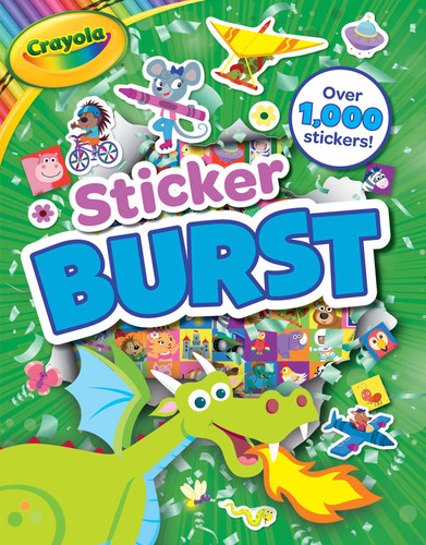 Crayola: Sticker Burst (A Crayola Sticker Activity Book for Kids) (Crayola/BuzzPop) book cover by BuzzPop