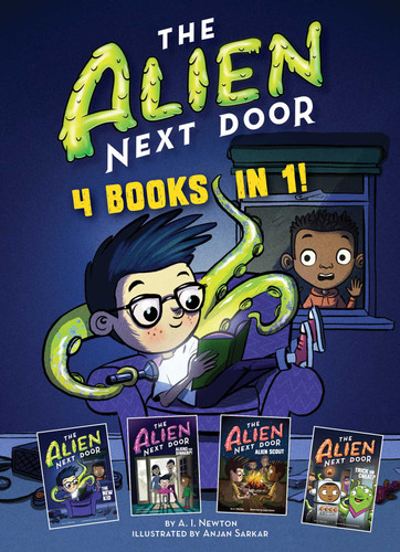 The Alien Next Door: 4 books in 1! (The Alien Next Door) book cover by A.I. Newton