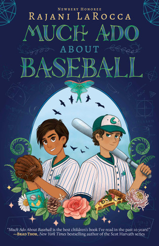 Much Ado About Baseball book cover by Rajani LaRocca