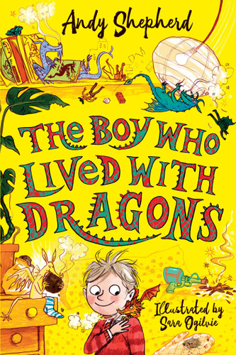 The Boy Who Lived with Dragons book cover by Andy Shepherd