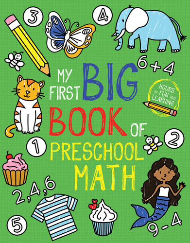 My First Big Book of Preschool Math (My First Big Book of Coloring) book cover by Little Bee Books