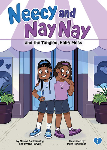 Neecy and Nay Nay and the Tangled, Hairy Mess (Neecy and Nay Nay #1) (A Funny Chapter Book Series About Twin Girls) (Neecy and Nay Nay) book cover by Simone Dankenbring, Syrone Harvey