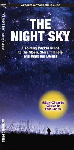 Night Sky: A Folding Pocket Guide to the Moon, Stars, Planets and Celestial Events (Earth, Space and Culture) book cover by James Kavanagh