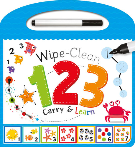 Wipe Clean Carry & Learn: 123: Early Learning for 3+ Year-Olds book cover by IglooBooks
