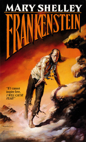Frankenstein (Tor Classics) book cover by Mary Shelley