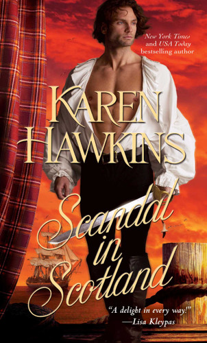 Scandal in Scotland (The Hurst Amulet) book cover by Karen Hawkins