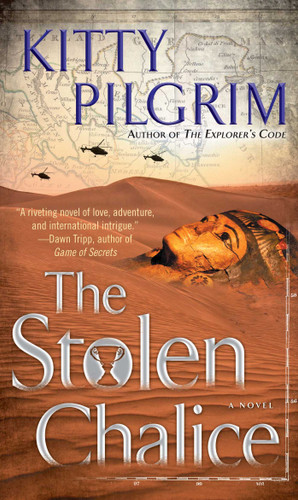 The Stolen Chalice: A Novel book cover by Kitty Pilgrim