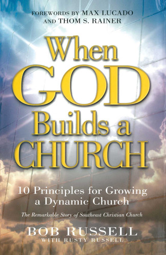 When God Builds a Church book cover by Bob Russell, Rusty Russell