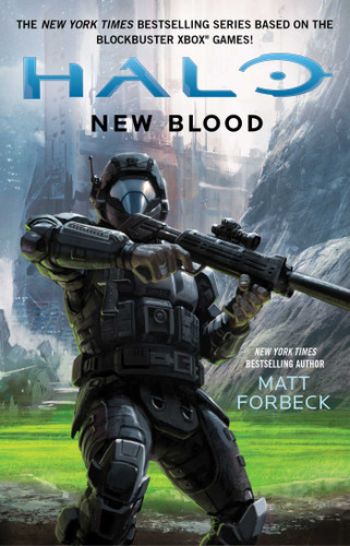 Halo: New Blood (Halo) book cover by Matt Forbeck