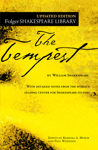 The Tempest (Folger Shakespeare Library) book cover by William Shakespeare